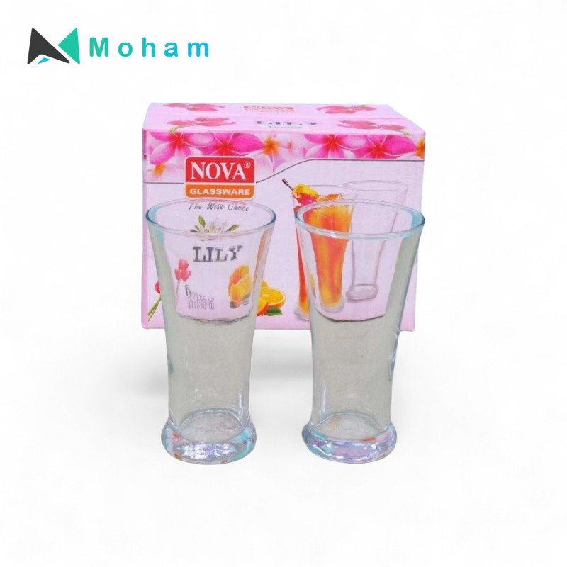 NOVA LILY TUMBLER 300ML-6PCS