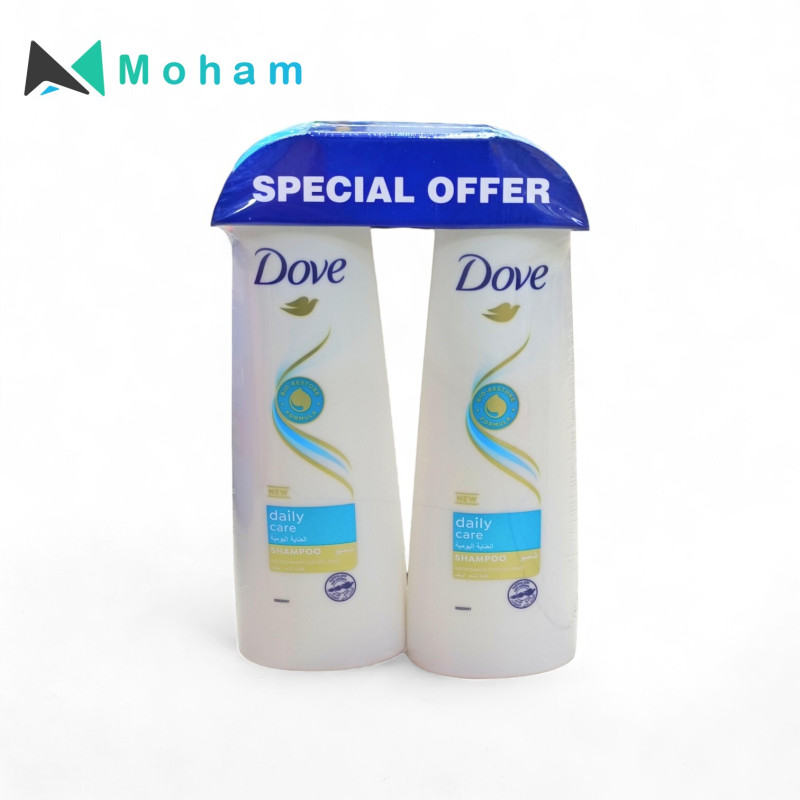 DOVE SHAMPOO DAILY CARE 350ML 2PC/ST