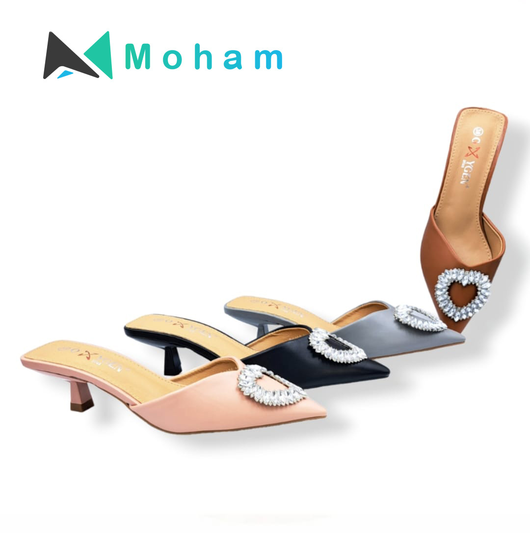Oxygen Amour Kitten Heel Mules