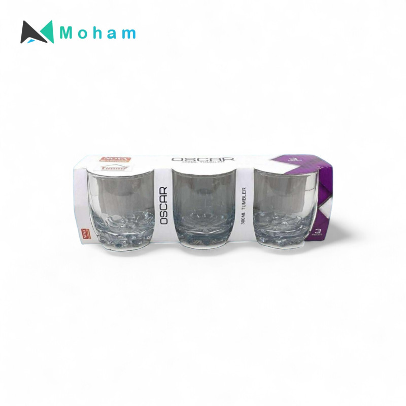 NOVA OSCAR 300ML TUMBLER-3PCS