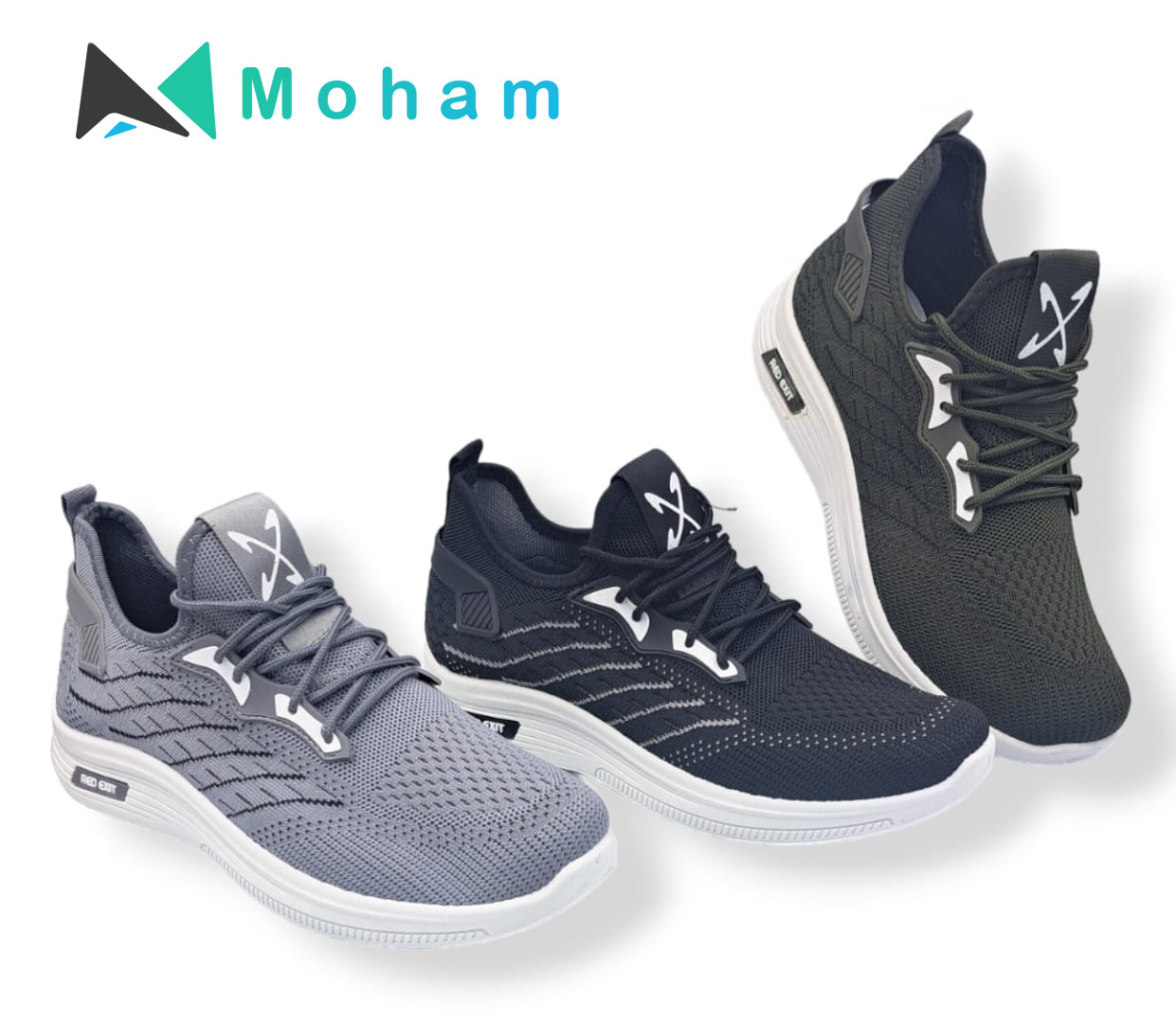 Men's AirMax Breathable Knit Running Shoes