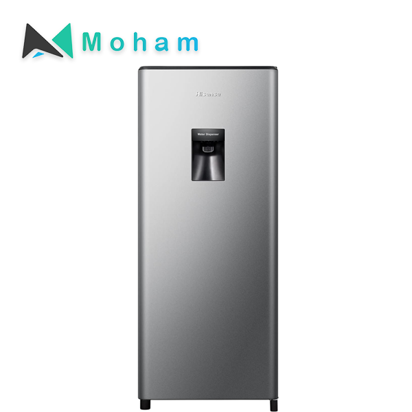 Hisense 233 Liter Refrigerator, Single Door Compact Silver, With Water Dispenser, Model RR233N4WSU -1 Years Full & 5 Years Compressor Warranty.