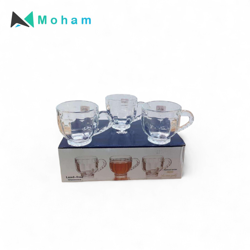 6PC GLASS CUP 7.7*7.5CM