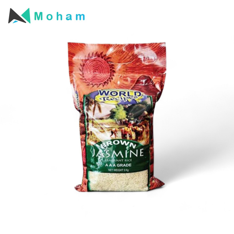 World Recipes Brown Jasmine Rice 5kg