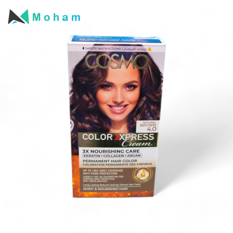 4.0 NATURAL BROWN COSMO HAIR COLOR