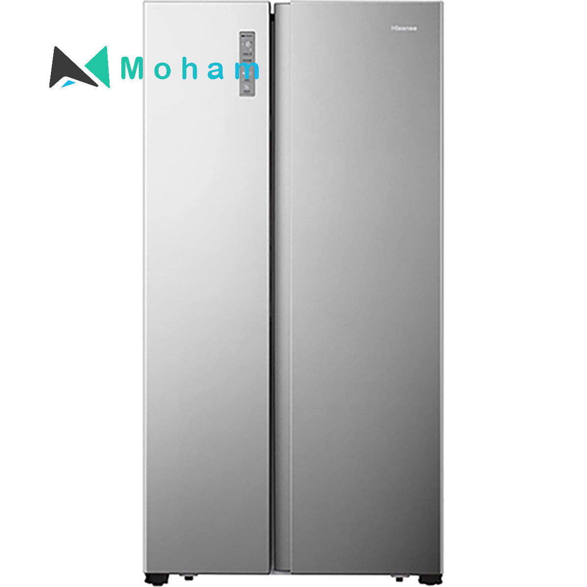 Hisense 670 Liter Refrigerator Side By Side A+ Energy Efficiency Silver Model RS670N4ASU -1 Years Full & 5 Years Compressor Warranty.